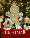 Handcrafted Gingerbread Cookie Pinata (217x283 cm) - Ideal for Festivals and Holiday Parties