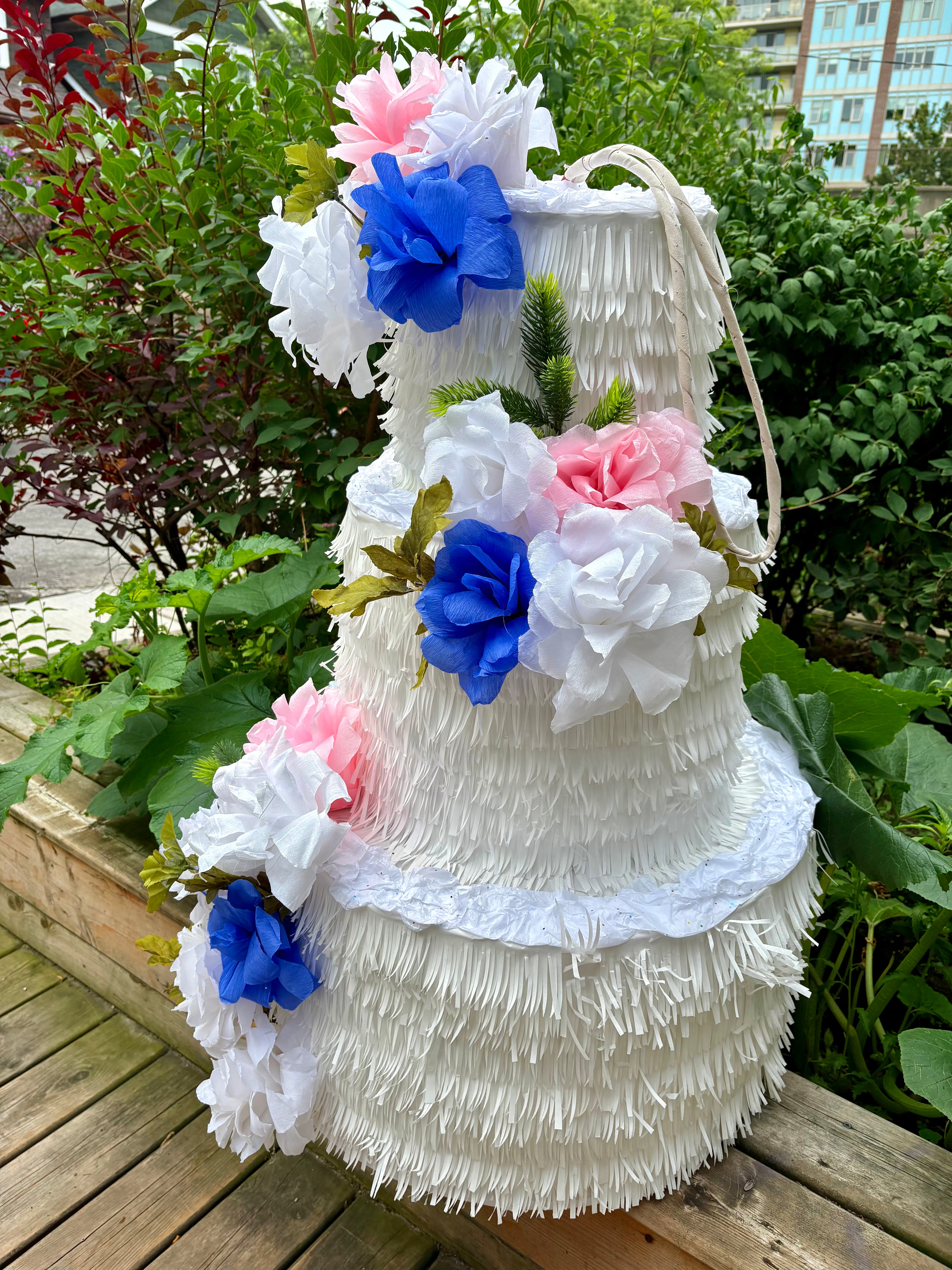 Custom Wedding Cake Piñata I Handmade