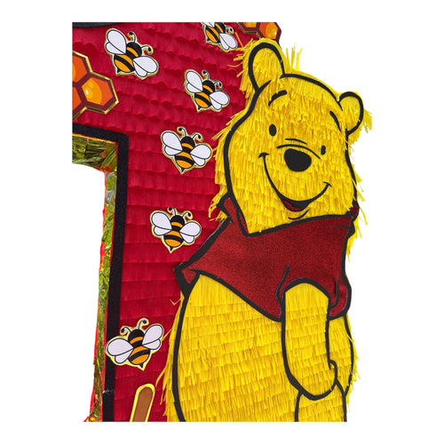 Winnie the Pooh "1" Mini Piñata | Custom Party Decor
